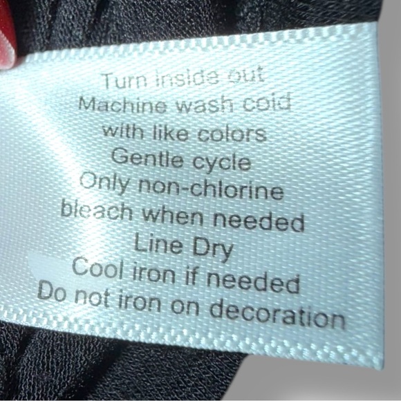 LANE BRYANT 3/4 Sleeve Foil Dot Side-Tie Blouse - Plus 14/16 Black - Picture 7 of 10